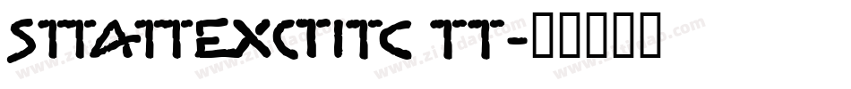 StaticITC TT字体转换